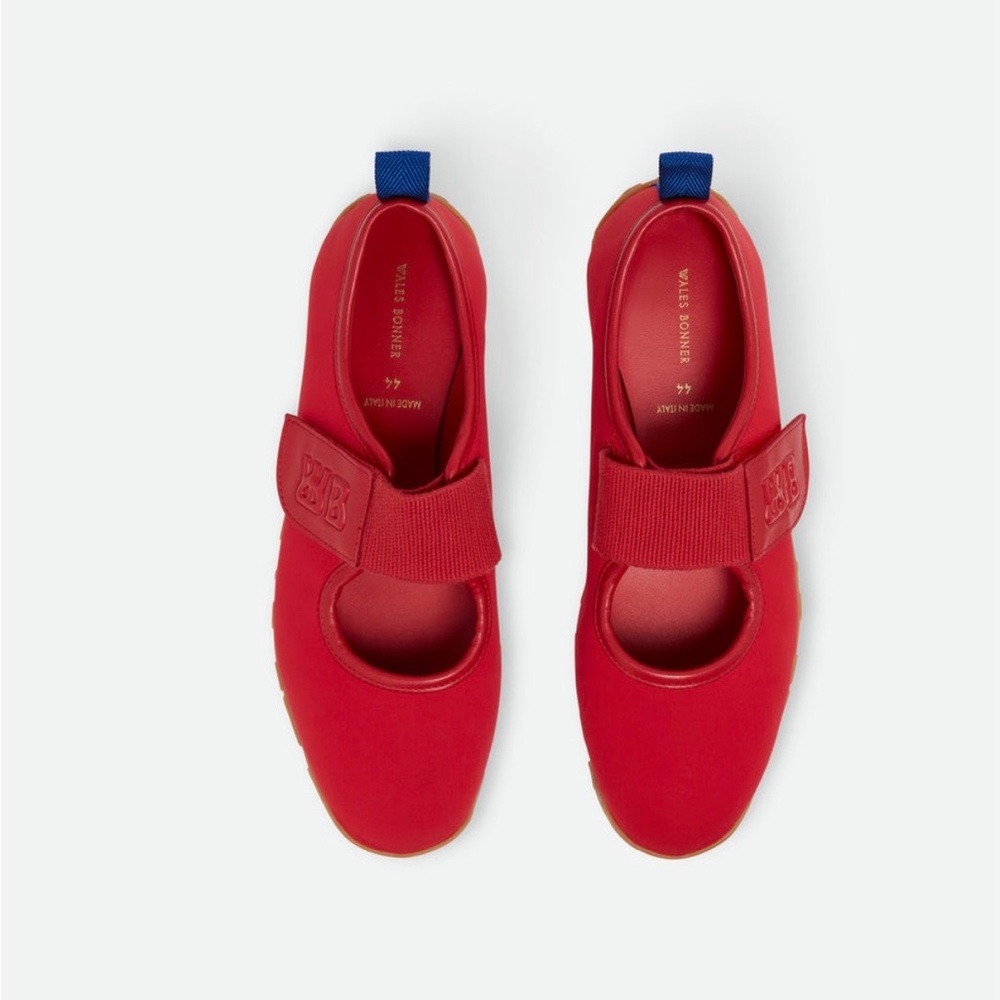 Wales Bonner Red Mary Jane Flats - Picture 6 of 6